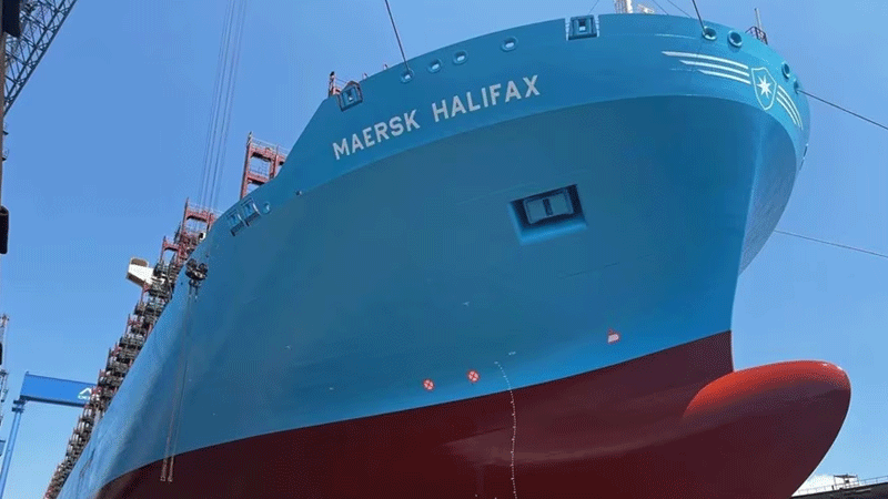 Maersk completes first large container vessel conversion to dual-fuel methanol engine