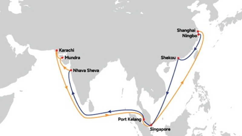 OOCL announces new China Indian subcontinent service